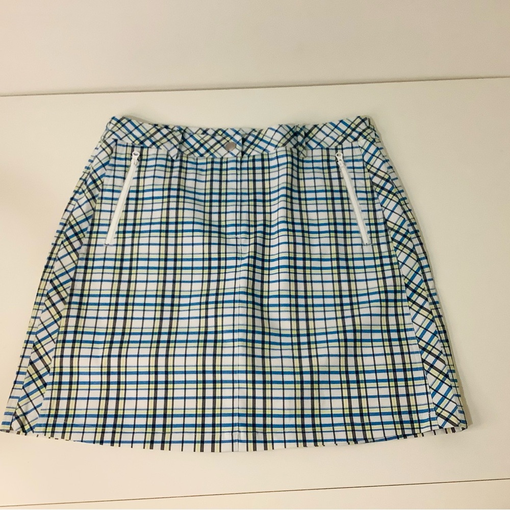 PLAID Women's SKORT by NVO by LANCTÔT Pickleball Golf Outdoor Badminton EUC Sz.8